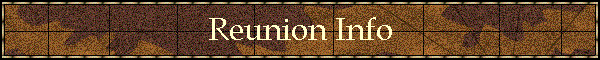 Reunion Info